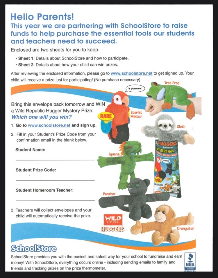 school store packet