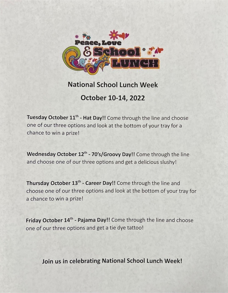 national school lunch week 